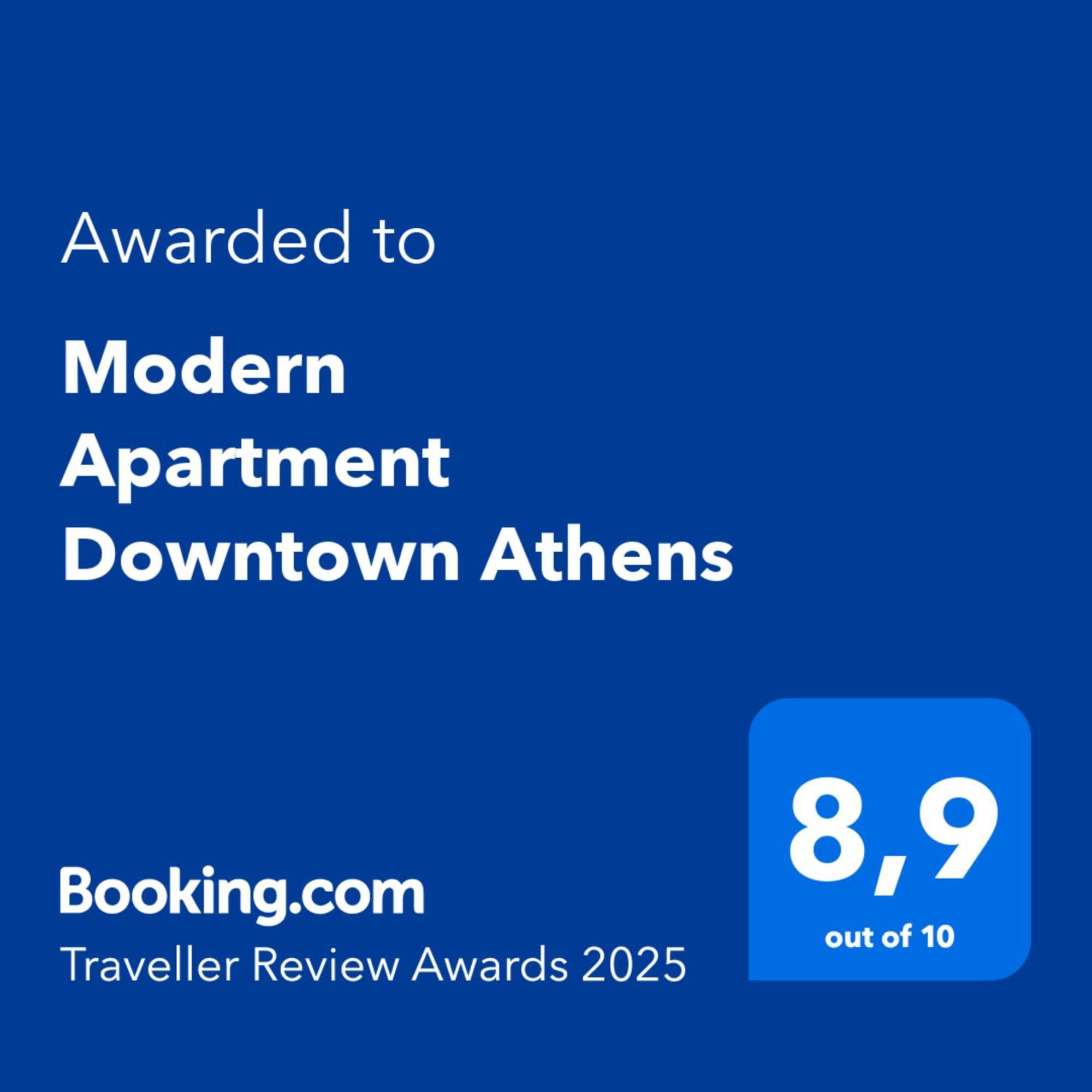 Modern Apartment Downtown Atenas Exterior foto